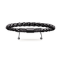 Woven Box Chain Ruthenium & Black