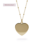 Heart Charm Necklace - Yellow Gold