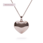Heart Locket Charm Necklace - Rose Gold