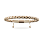 Woven Box Chain Rose Gold & Caramel