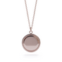 Coin Dots Charm Necklace - Rose Gold