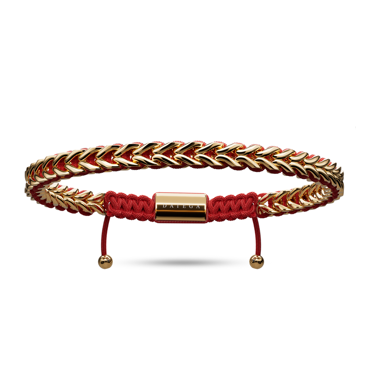 Spiked Yellow Gold & Red