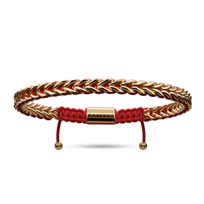 Spiked Yellow Gold & Red