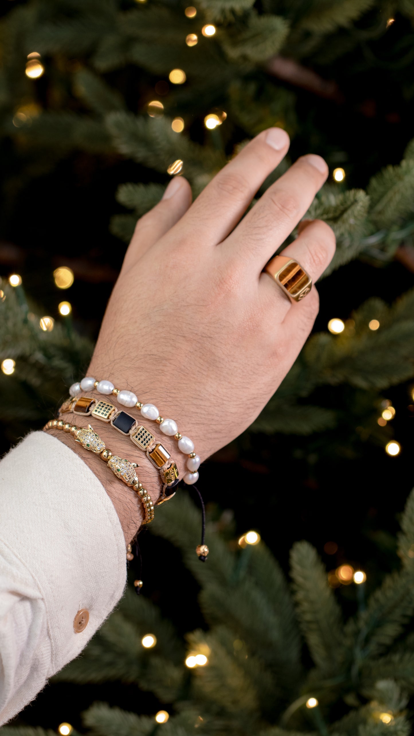 Barroque Pearl & Gold Bracelet