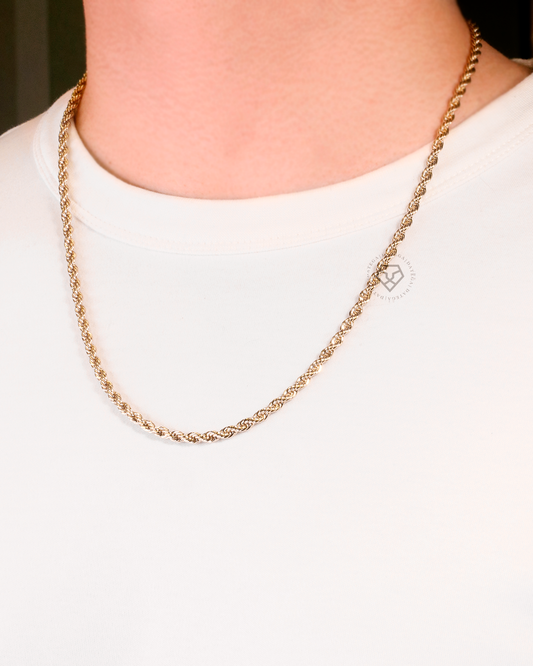 Twine Chain Gold - 3 mm