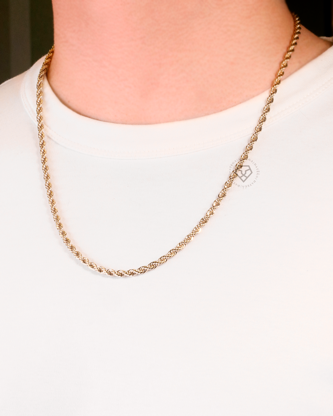 Twine Chain Yellow Gold - 3 mm