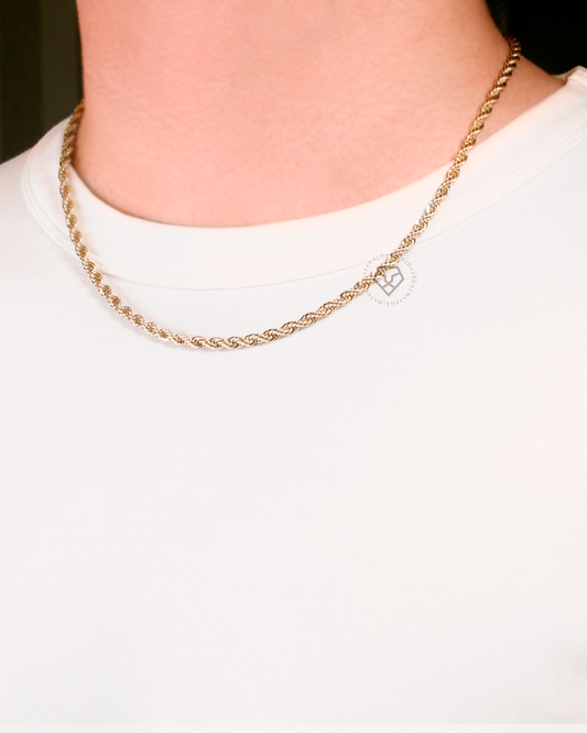 Twine Chain Yellow Gold - 3 mm