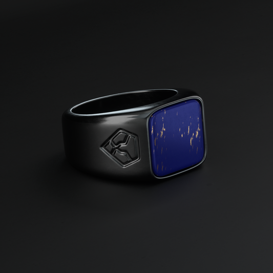 Ruthenium & Lapis Lazuli Genesis Ring