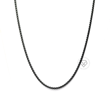 Clamp Chain Ruthenium - 3 mm