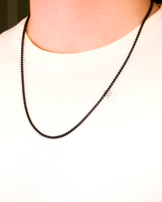 Clamp Chain Ruthenium - 3 mm