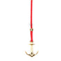 Yellow Gold DATEGA Anchor - Red Rope