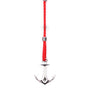 Rhodium DATEGA Anchor - Red Rope