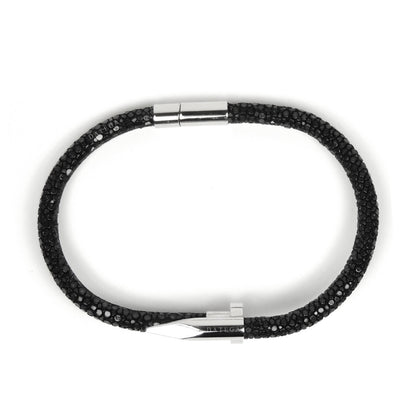 Nail White Gold Black Stingray
