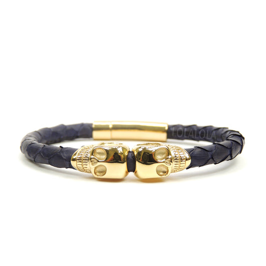 Twinskull Yellow Gold Blue Python