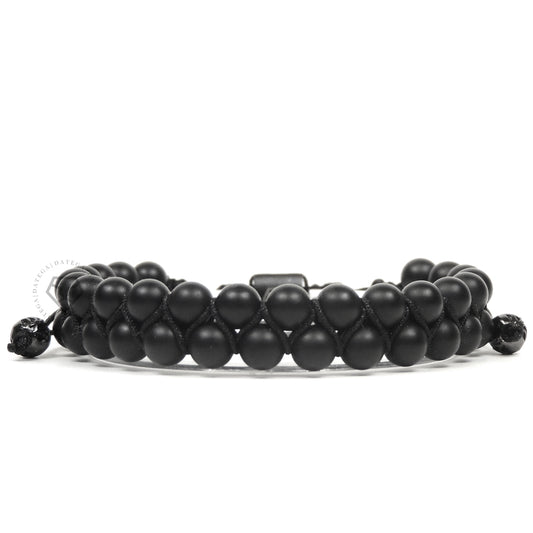 Double Beaded Matte Onyx