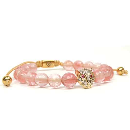 Cz Jaguar & Cherry Quartz