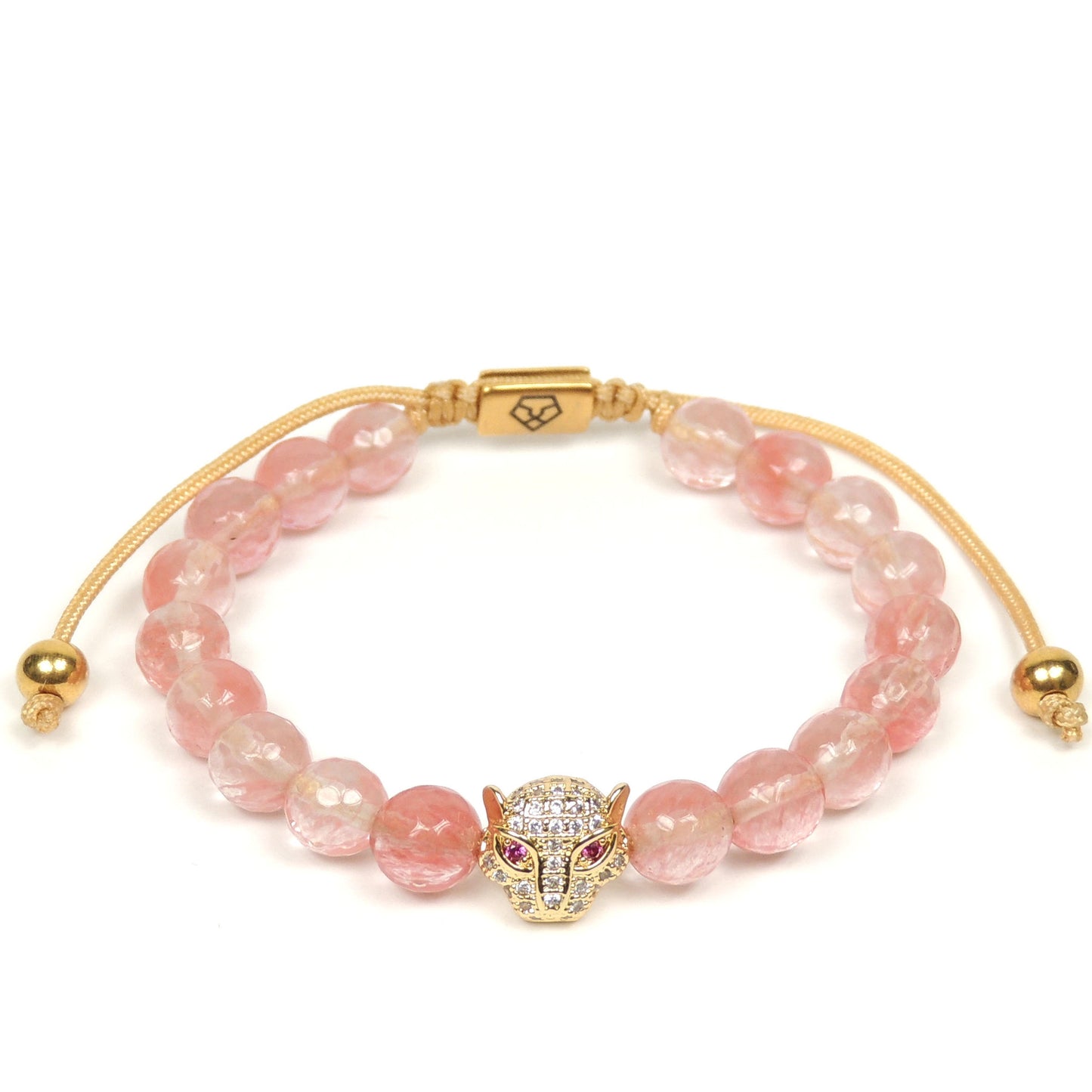 Cz Jaguar & Cherry Quartz