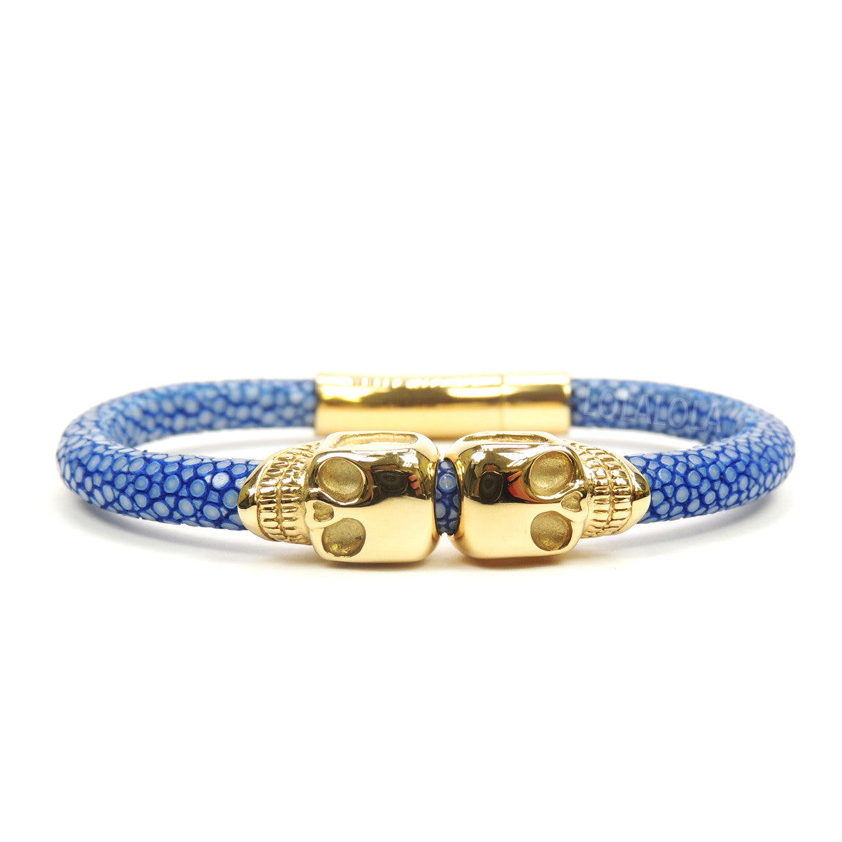 Twinskull Yellow Gold Blue Stingray