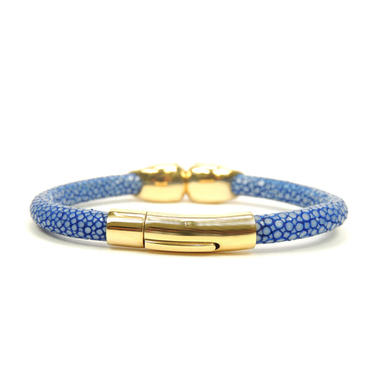 Twinskull Yellow Gold Blue Stingray