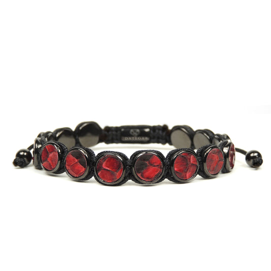 Round Ruthenium Red Python