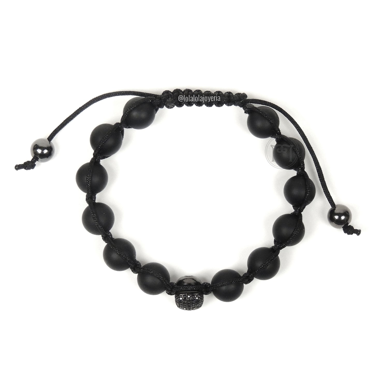 Ruthenium Luxury Skull & Onyx