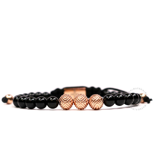 EXXE Sphere Rose Gold & Onyx