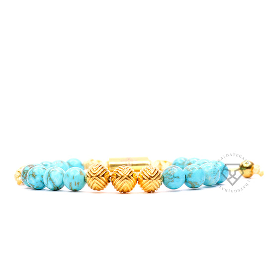 EXXE Sphere Yellow Gold & Turquoise