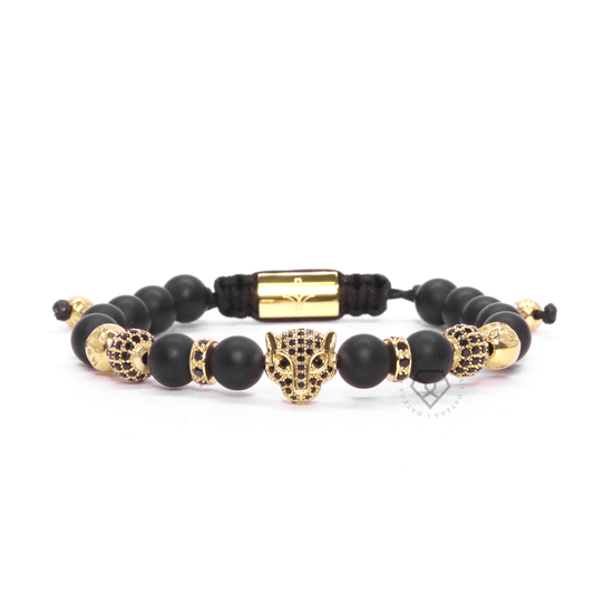 Cz Jaguar Yellow Gold, Rings, Datega Insignia & Onyx