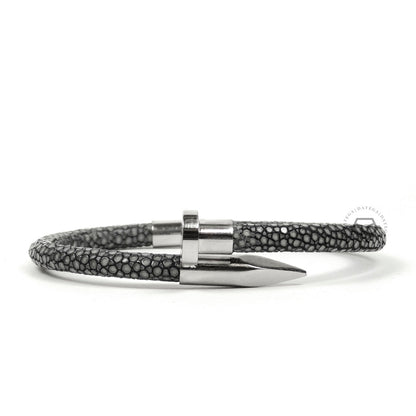 Nail White Gold Gray Stingray