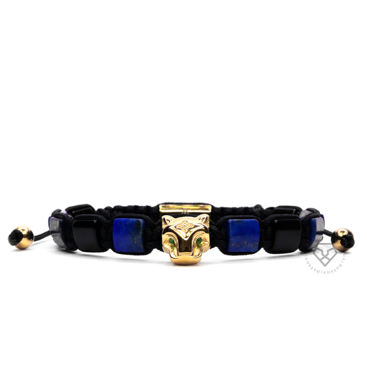 Grand Jaguar Yellow Gold, Lapis Lazuli & Onyx