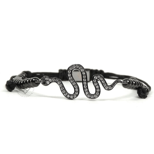 Rhodium CZ Snake