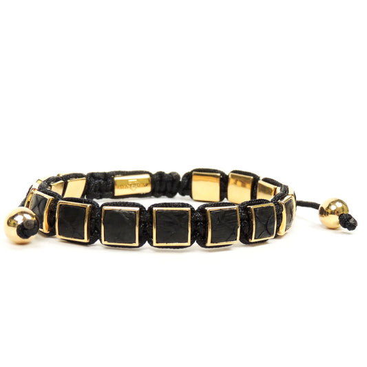 Square Yellow Gold Black Python