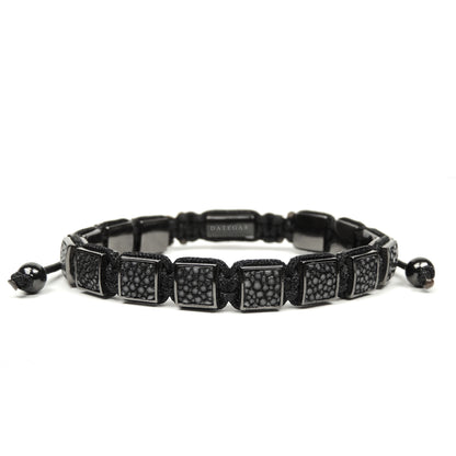 Square Ruthenium Black Stingray