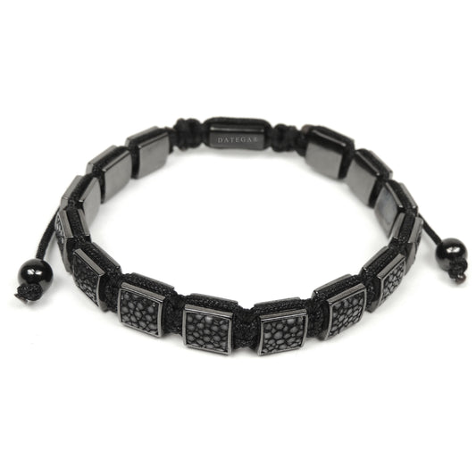 Square Ruthenium Black Stingray