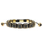 Square Yellow Gold Black Stingray