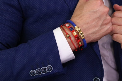 Twinskull Yellow Gold Blue Stingray
