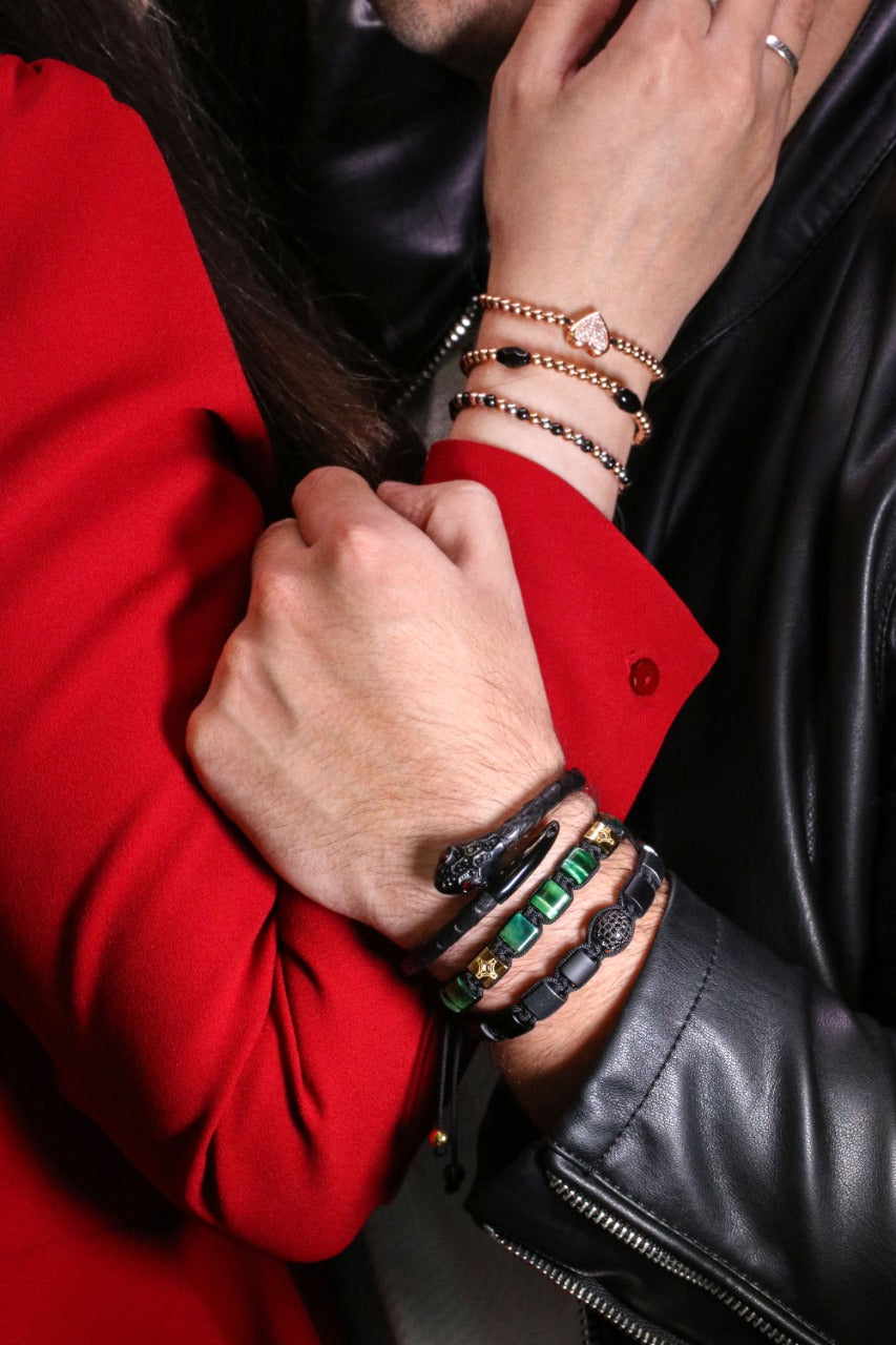 Green Tiger Eye Star Bracelet