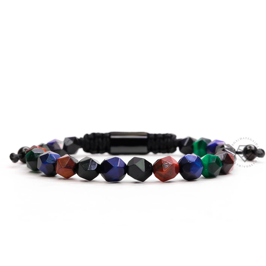 Rock Chain Onyx & Tiger Eye Mix
