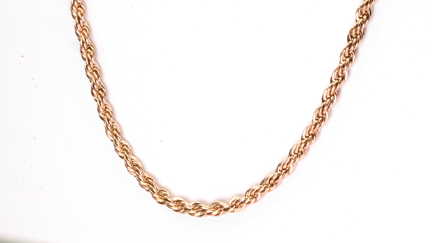 Twine Chain Rose Gold - 3 mm