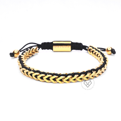Spiked Yellow Gold & Black