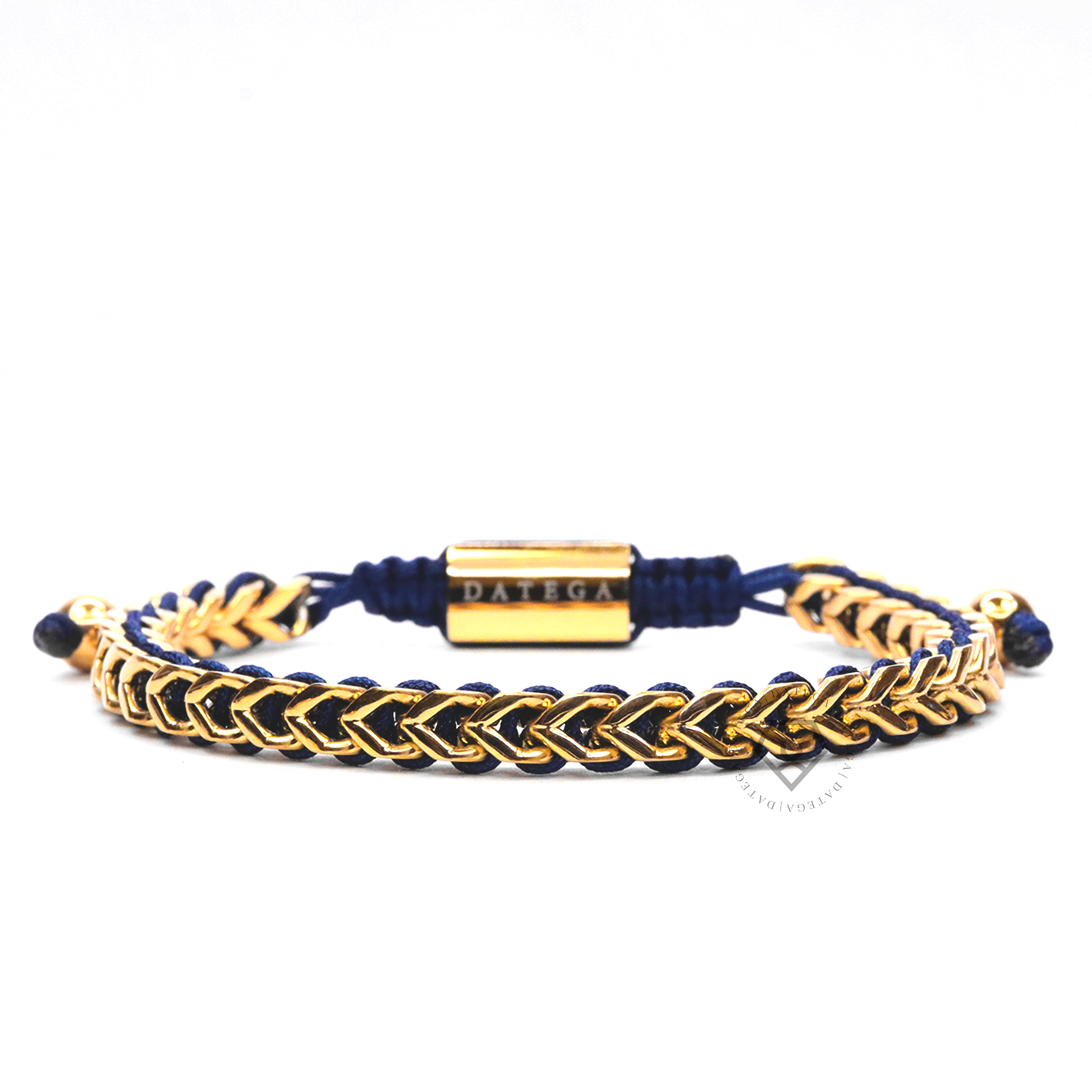 Spiked Yellow Gold & Blue