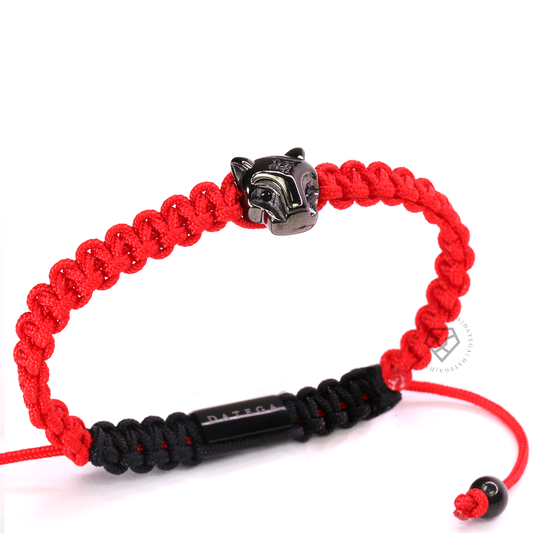 Grand Jaguar Ruthenium & Red Rope
