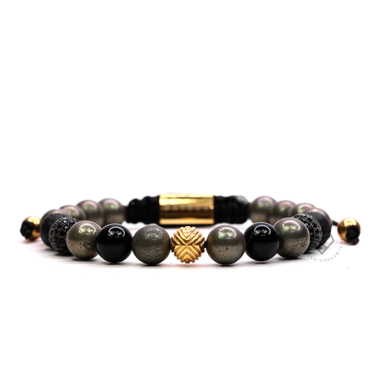 EXXE Sphere Yellow Gold & Pyrite