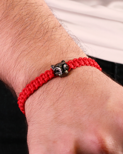 Grand Jaguar Ruthenium & Red Rope