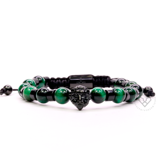 Lion Ruthenium & Green Tiger Eye