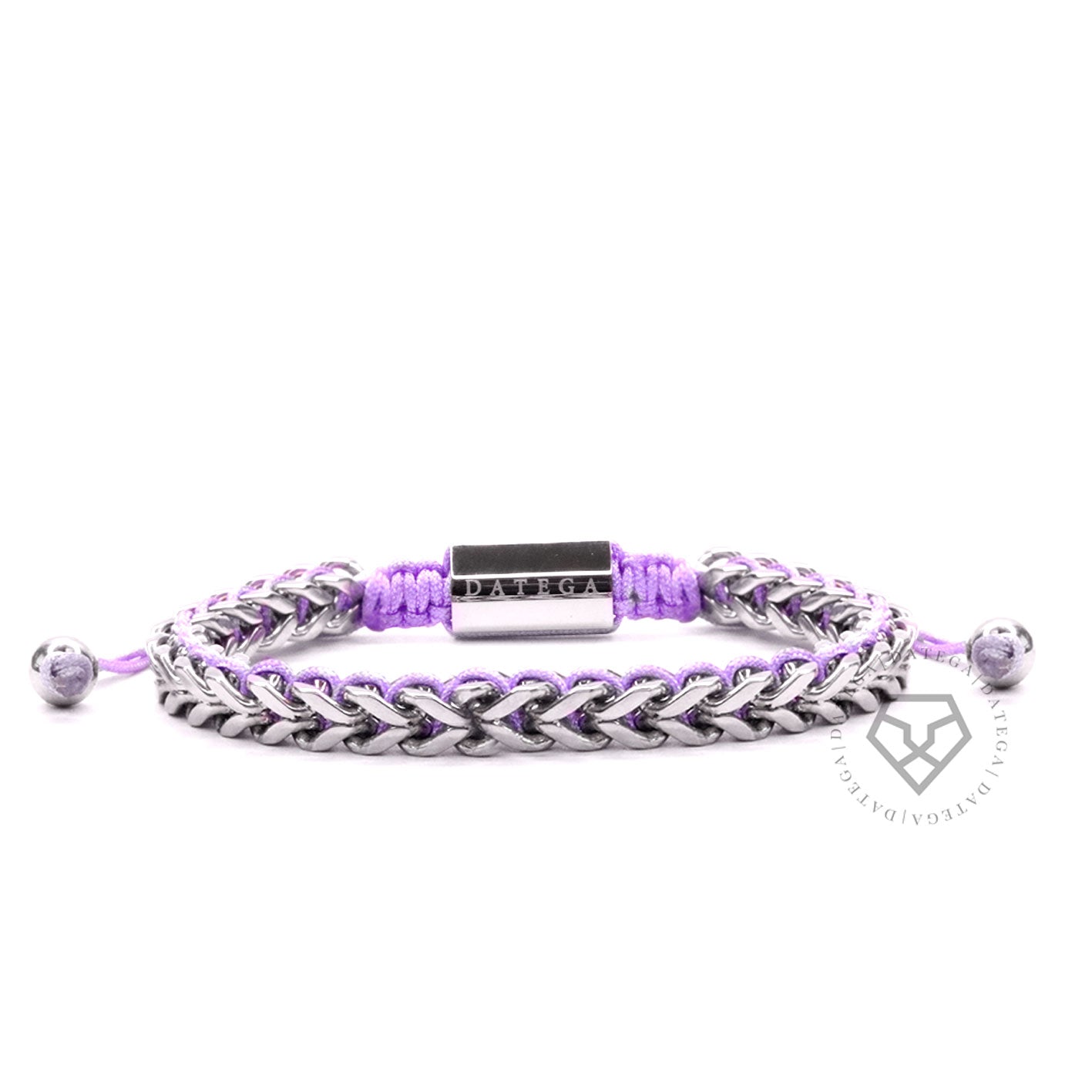 Spiked White Gold & Purple