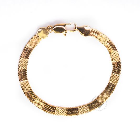 Flat Wheat Chain Bracelet